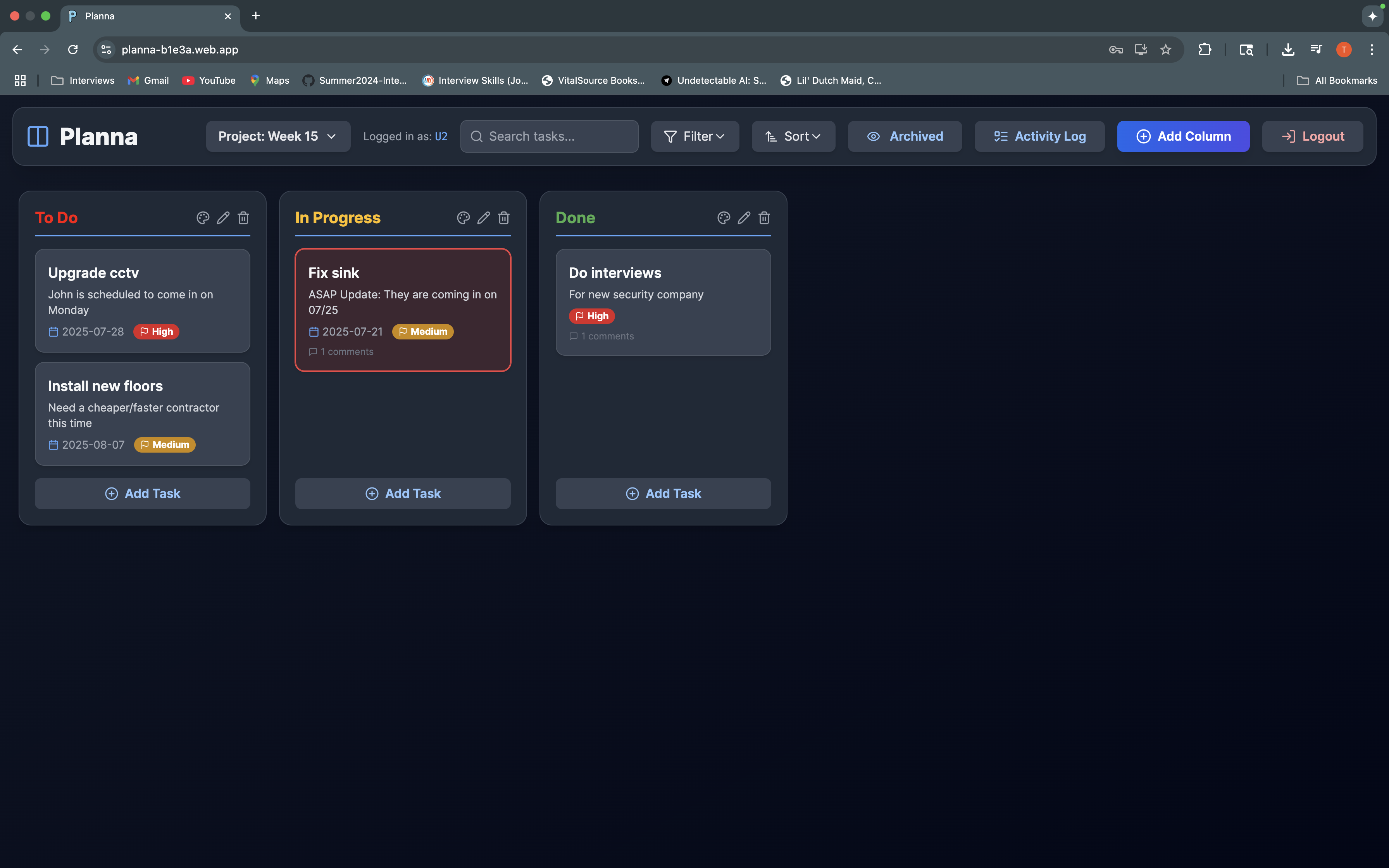 Planna Screenshot 1